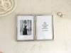 Yiwu Dawei Two-sided metal photo frame, horizontal and vertical style DW-12004 details Picture